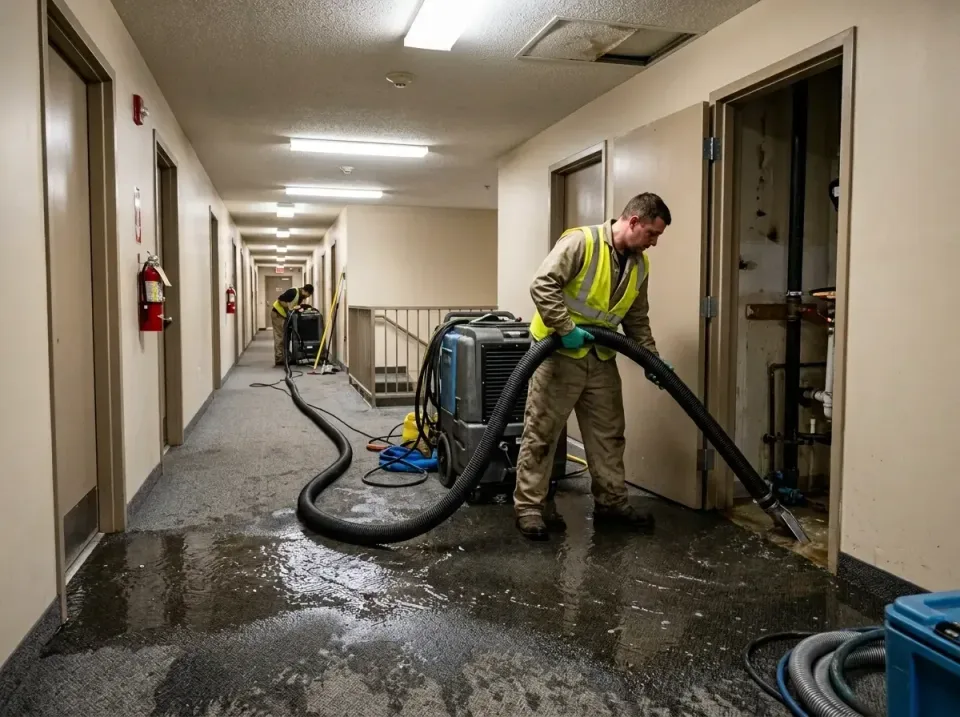 multi-unit-apartment-hallway-f-005 — frequently asked questions, Emergency Burst Pipe Water Extraction & Removal in East Dun…